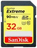 Карта памяти Sandisk Extreme SDHC 32 Gb 90MB/s  Cl 10 UHS-I U3 (SDSDXNE-032G-GNCIN)