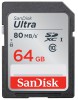 Флеш карта SanDisk Ultra SDXC Class 10 UHS-I 80MB/s 64GB