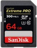   SD 64GB SanDisk SDXC Class 10 UHS-II Extreme Pro, 300 Mb/sec (SDSDXPK-064G-GN4IN)